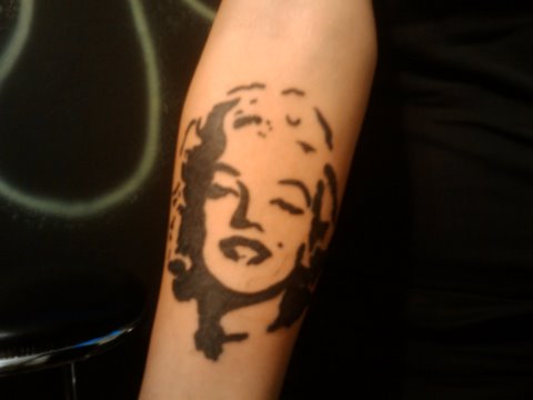 Marilyn Monroe tattoo design
